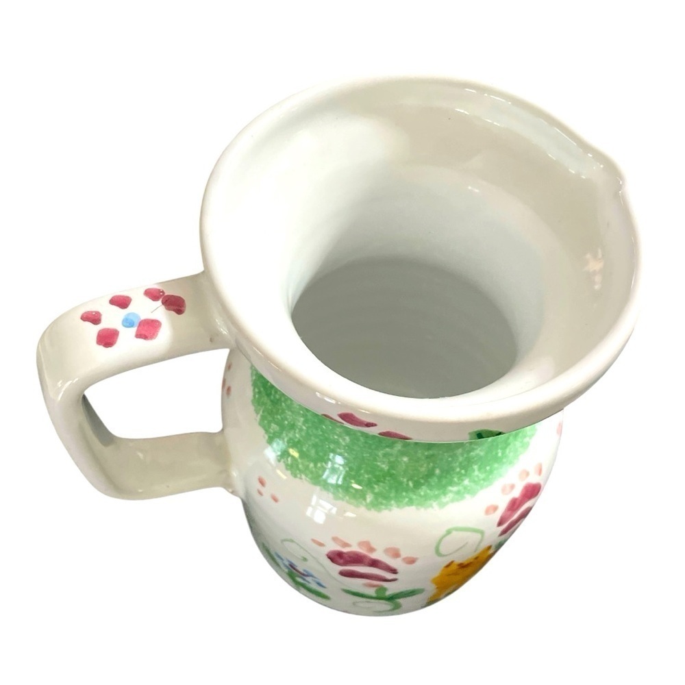 Vintage Taste Setter by Sigma Italian Hand Painted Tabby Cat Pitcher Water Cream - Picture 6 of 10